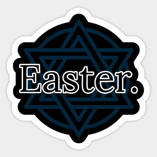 Easter + Star of David Sticker